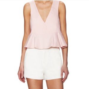 NWT Alexis Sawyer Peplum Top Sz Small